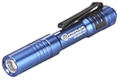 66606 MicroStream USB 250-Lumen 1150-Candela EDC Ultra-Compact Flashlight with Rechargeable Battery, Easy-Open Box, Blue