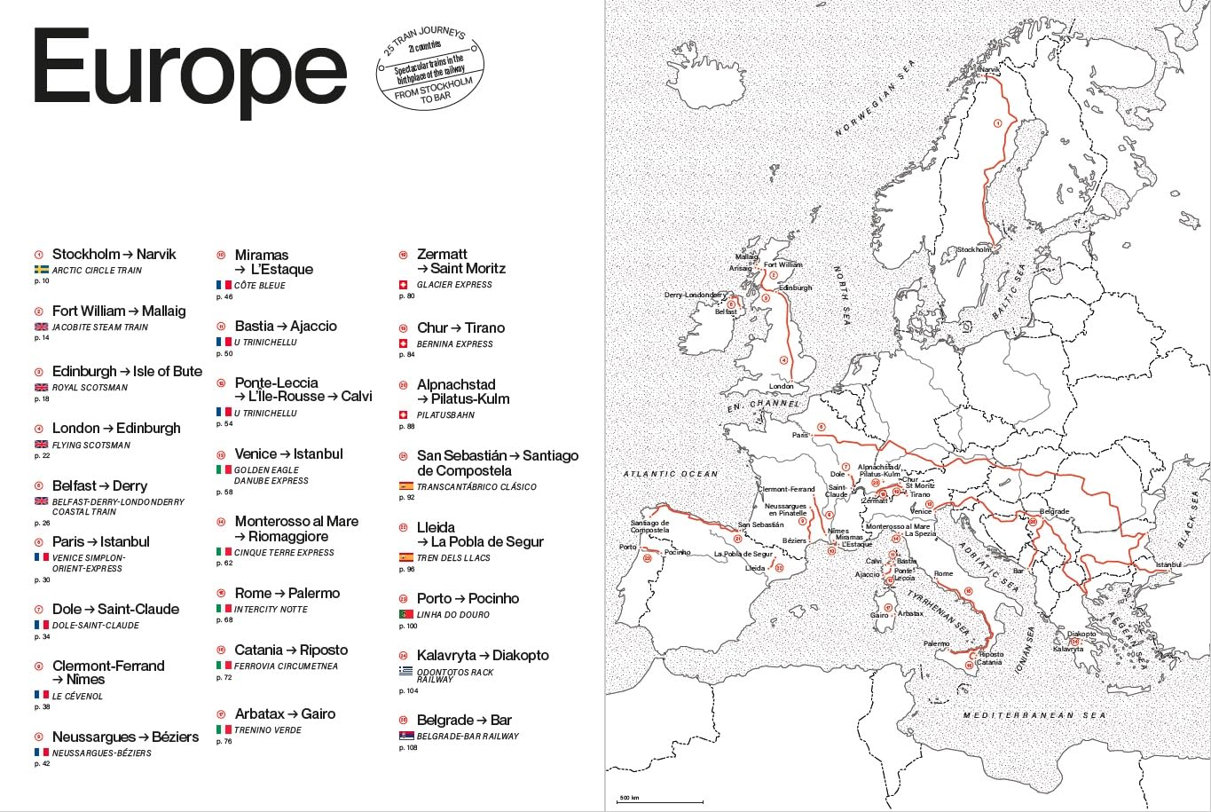 See the World by Train: 80 Unforgettable Railway Adventures Across the Globe