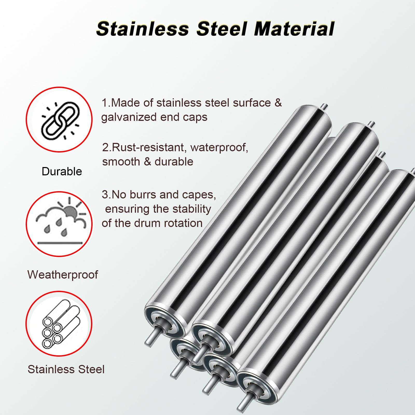 Galvanized Stal Kraska Zestaw 5 Sztuki 2.5-9.9cm Średnica doskonały do Woodworking Łódź Doczepka & Fabryka Zastosowanie Wydajny Przewożenie Oszczędzać Repertuar