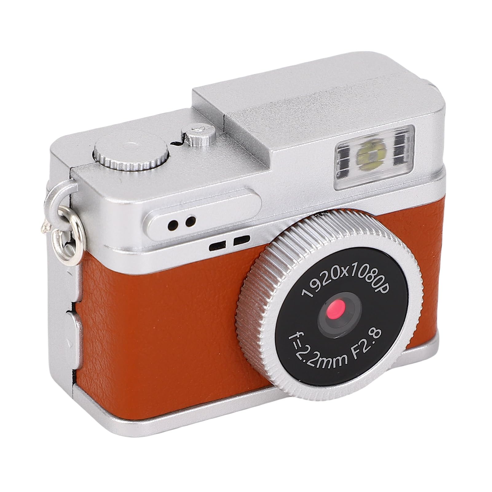 Dpofirs Mini Fotocamera Portachiavi, Fotocamere Digitali retrò HD 1080P da 12 MB, Piccola Fotocamera Portatile con Schermo da 0,96 per la Registrazione di Studi di Viaggio, Grandangolo (BLACK