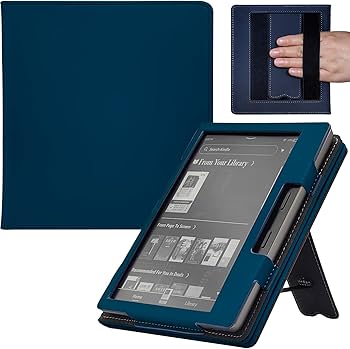 Amazon.com: UMUBUHOMS Kindle Oasis Case with Double Hand-held