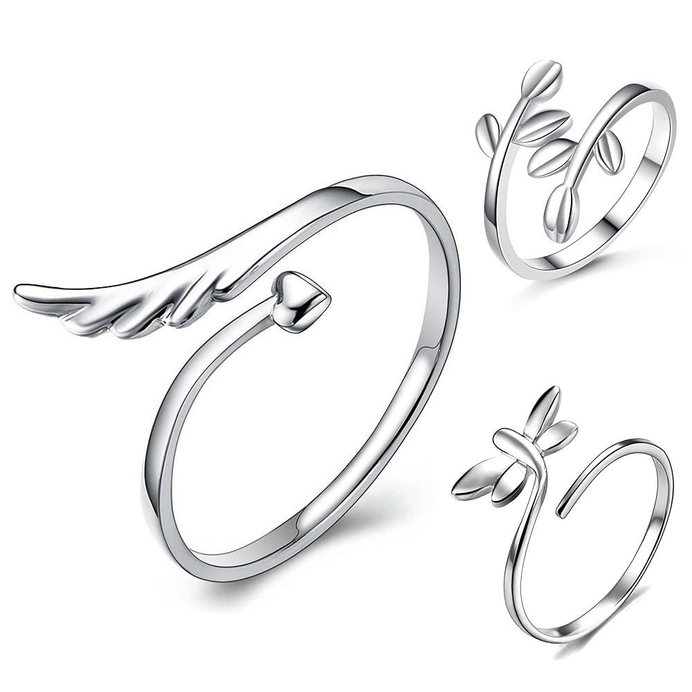指輪・リング ROMANTINUER SN129 OPEN RING925SILVER 指輪・リング ROMANTINUER SN129 OPEN RING925SILVER Amazon.com