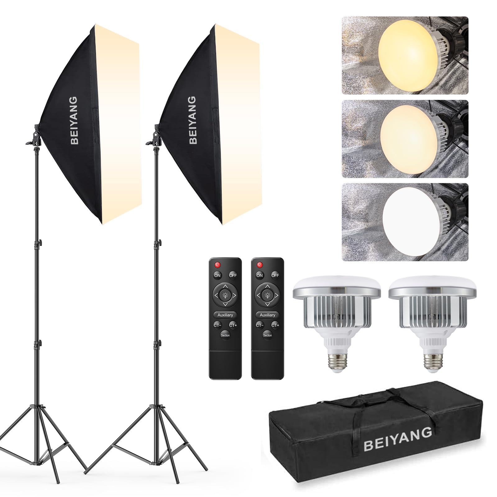 BEIYANG Softbox Lighting Kit