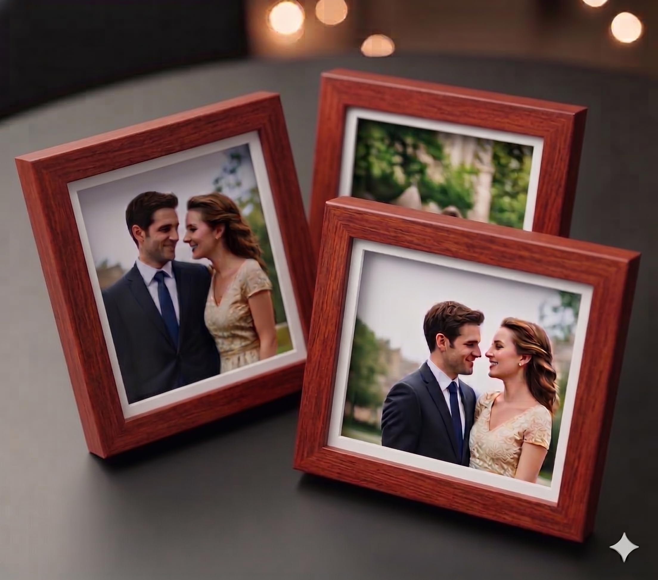 Stuthi Arts Photo Frame, 3x3 Inch, Square Picture Frame with -6