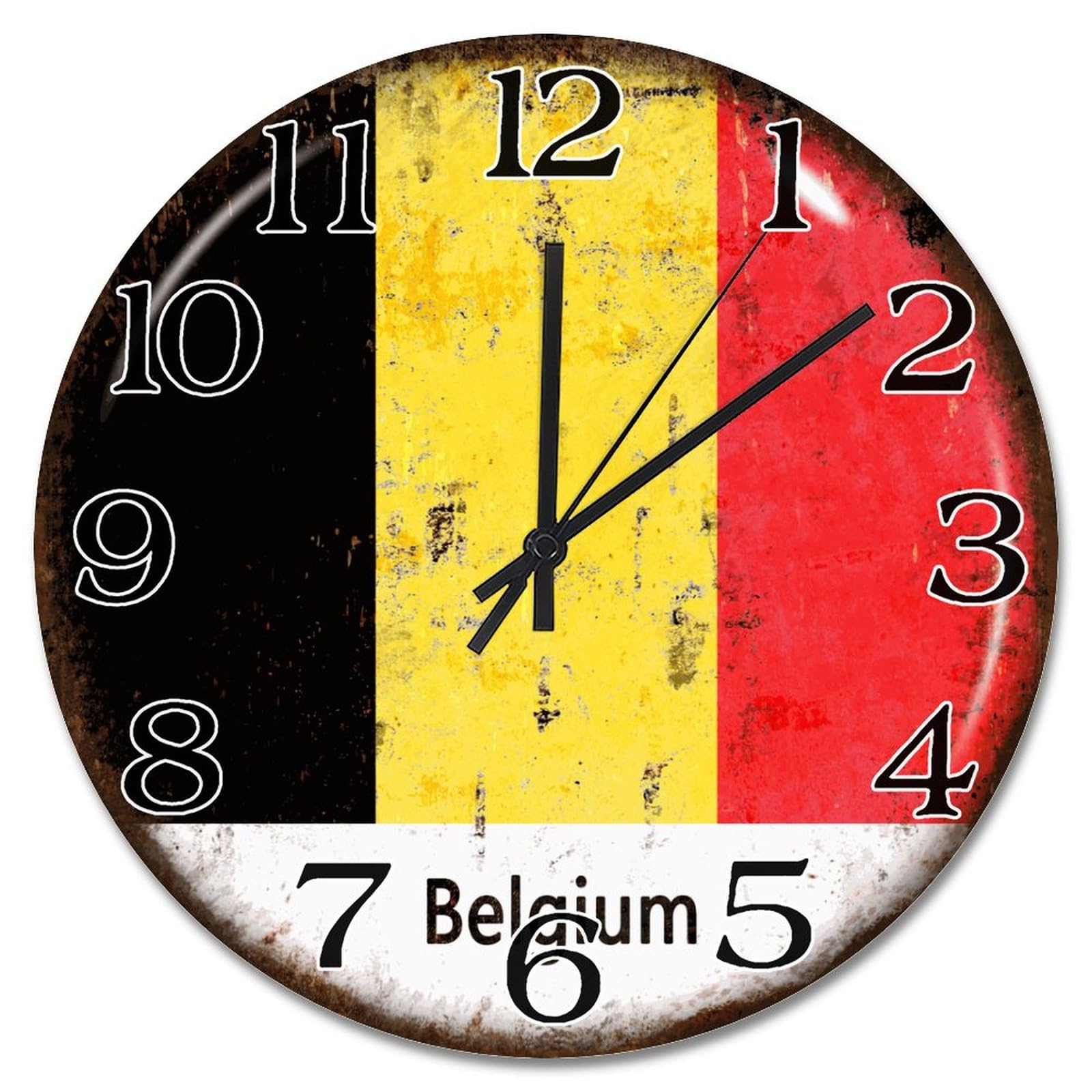 Horloge murale Belgique sans tic-tac pour un calme absolu