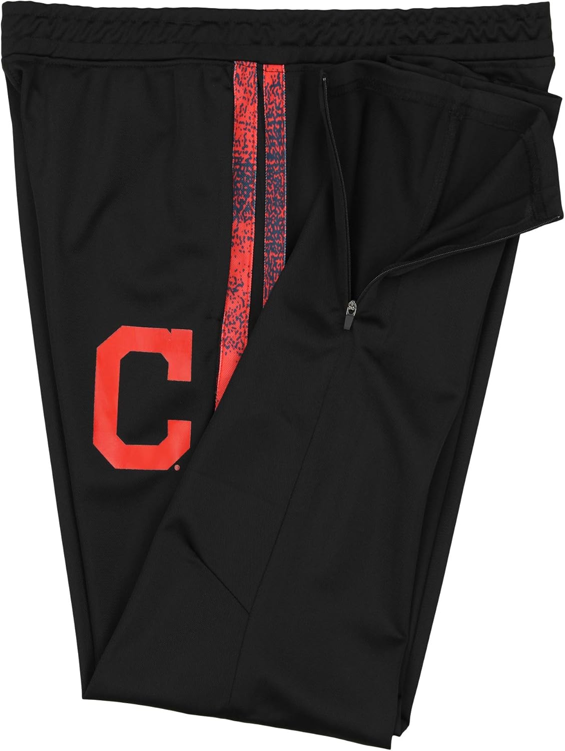MLB Men's Static Stripe Black Track Pants, Team Variation