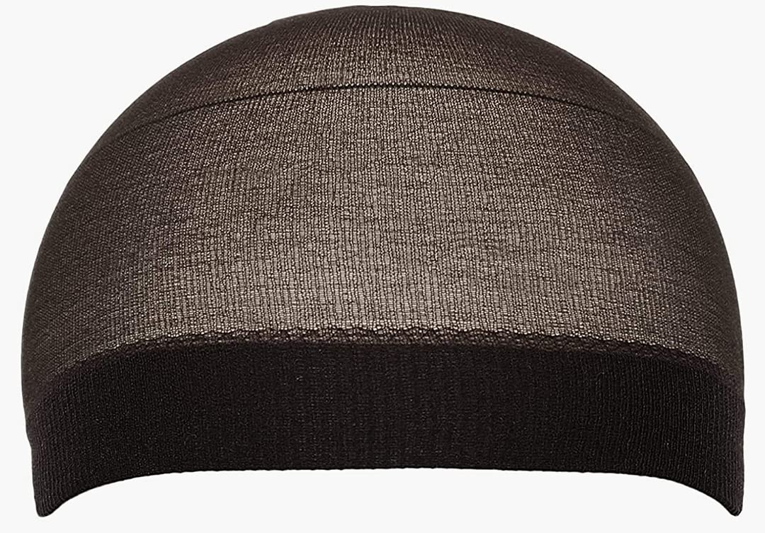 Titankids Stocking Wave Cap 2pcs Black Wig Kids Wave Cap