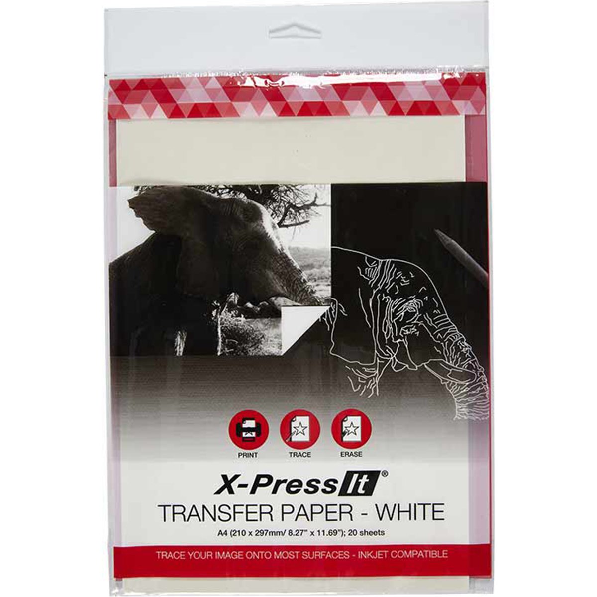 Transfer Paper A4 20/Pkg-White
