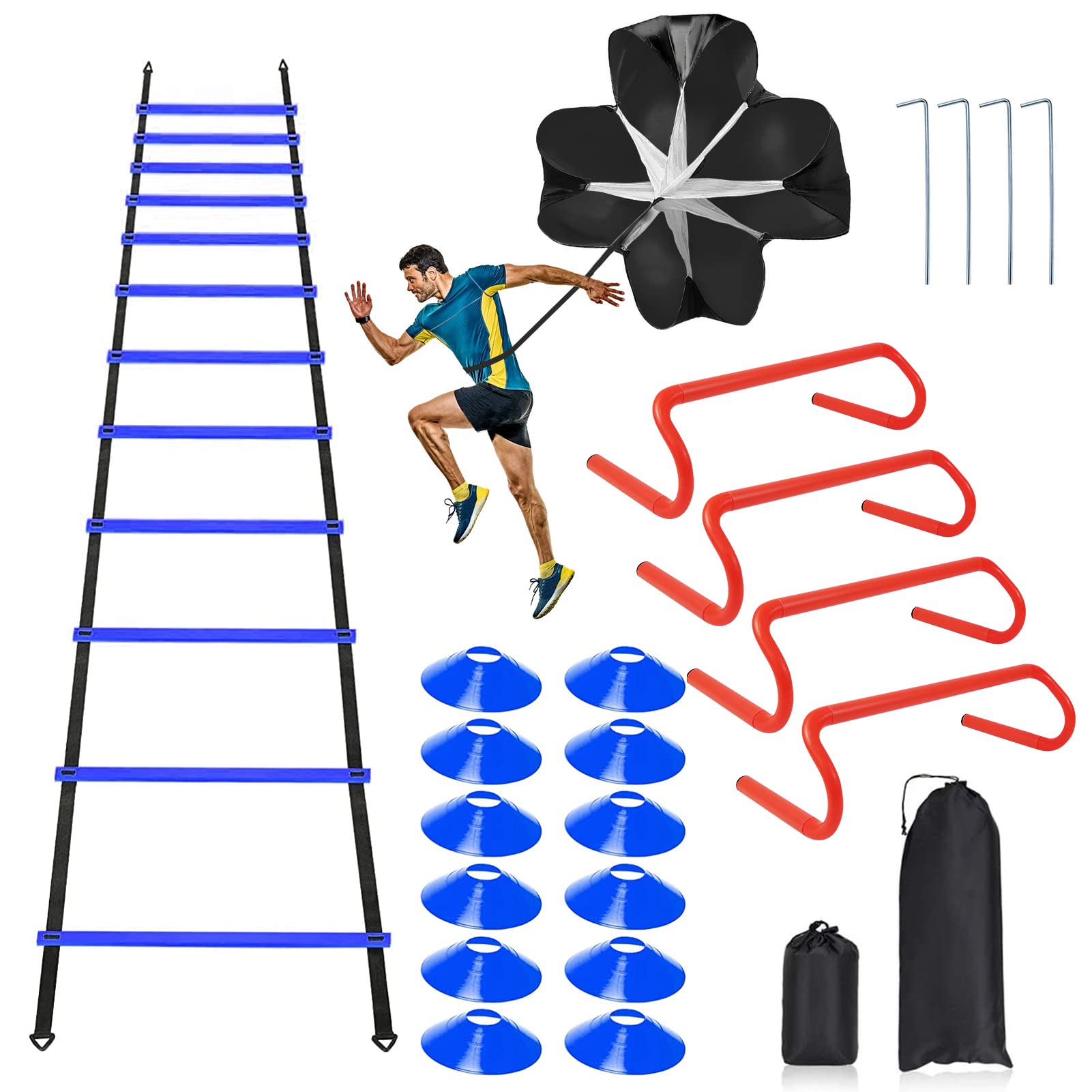 Rainmae Speed & Agility Ladder Training Equipment Set - speed and agility training | Mubboo