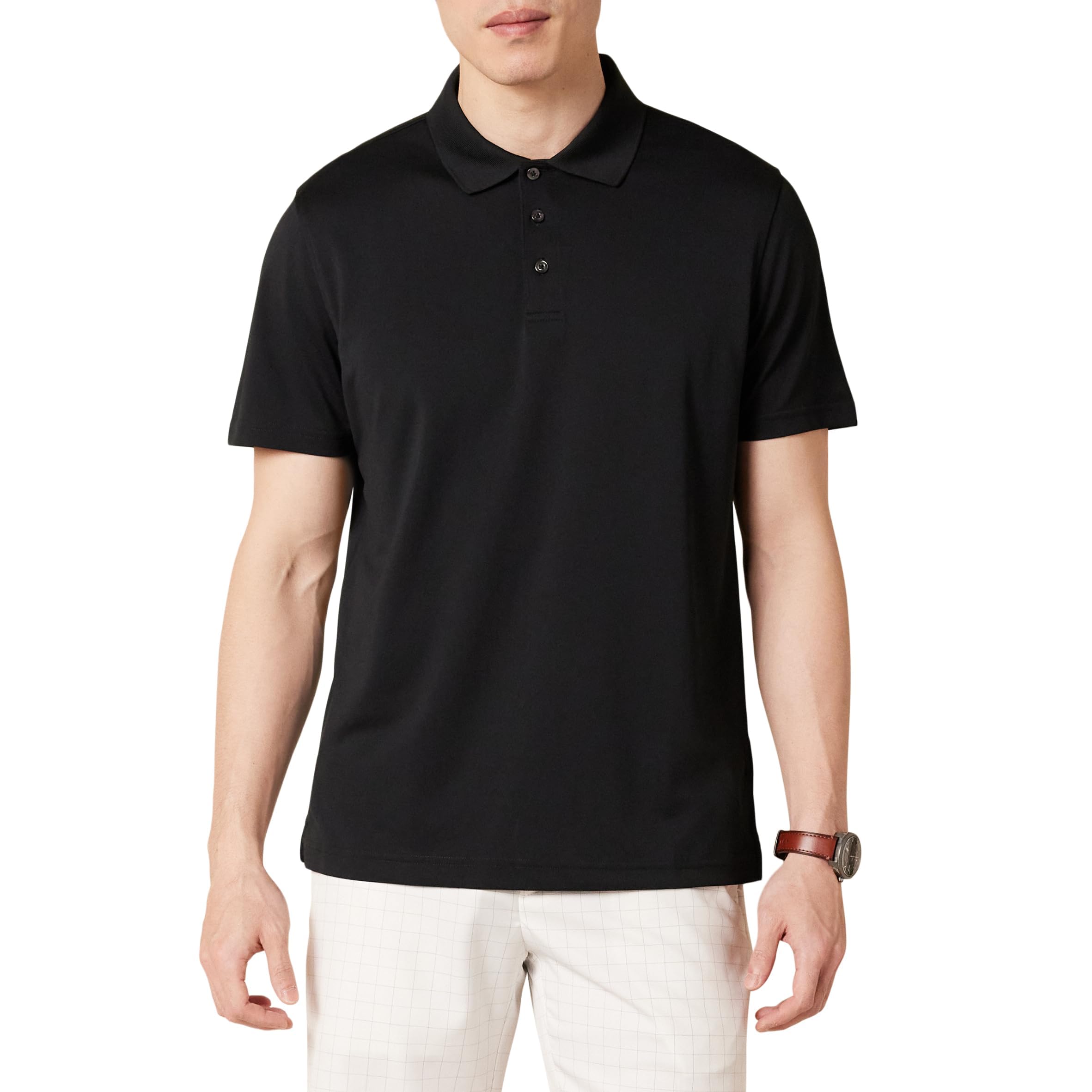 Amazon Essentials Men's Slim-Fit Quick-Dry Golf Polo Shirt - Discontinued Colors