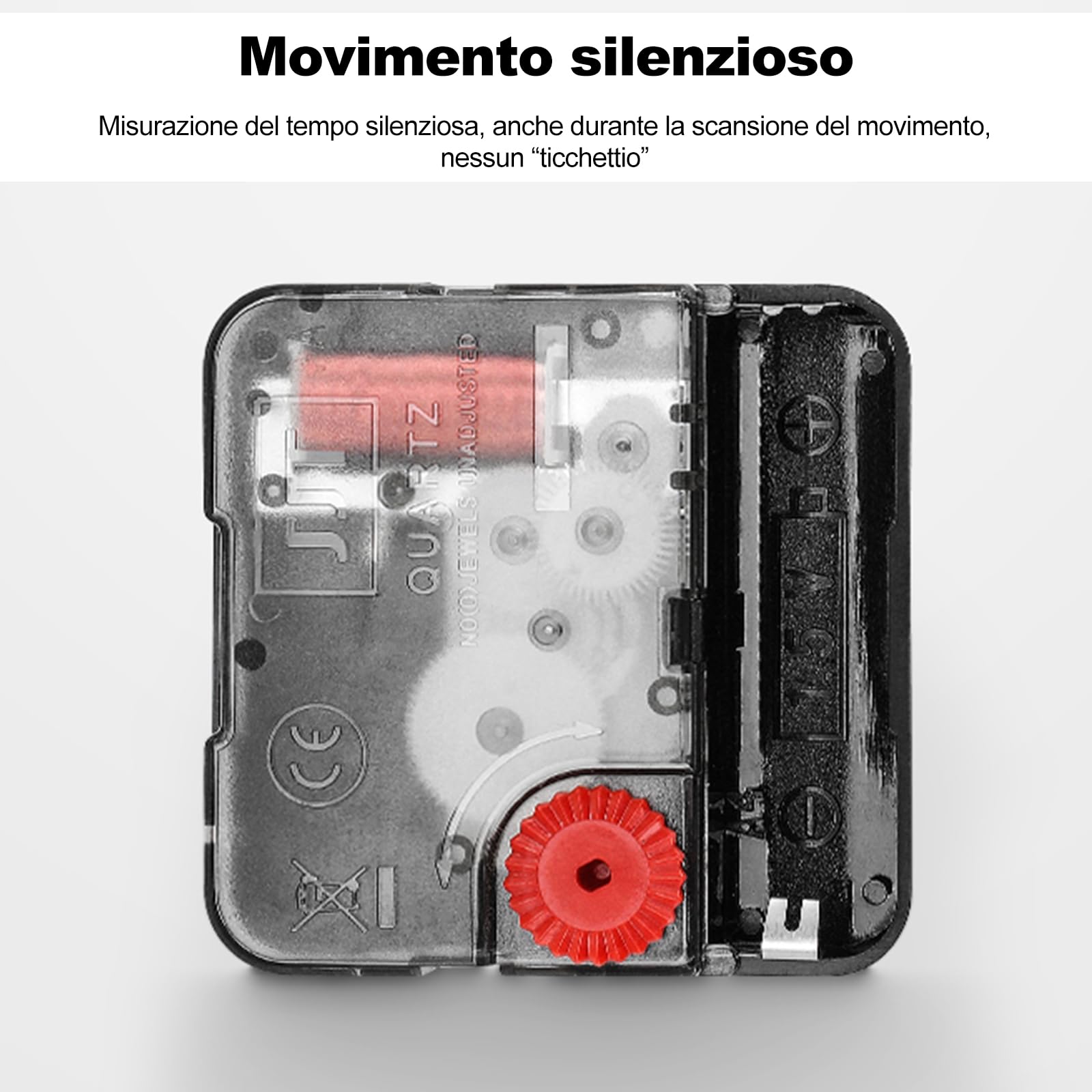 Ergocar Orologio Dda Parete Metallo Ssemplice, Orologio Da Parete In Metallo Moderno Senza Tick E silenzioso, Adatto Per Decorare Soggiorno, Ingressi, Cucine, Camere Da Letto E Uffici