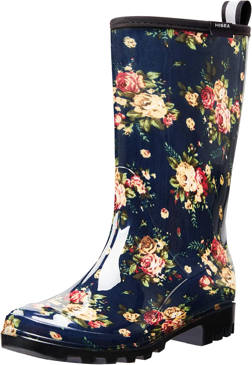 HISEA Women's Rain Boots Waterproof Mid Calf Garden Boots for Women
