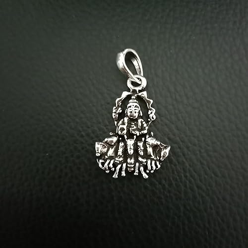 Miniatura 3 de Sun pendant, Sterling silver Surya, Indian God Silver, silver charm 925, Surya Pendant