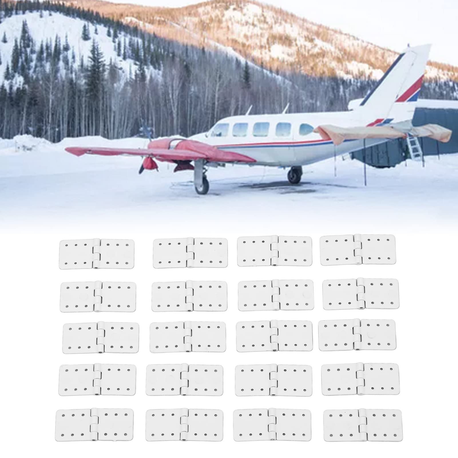 RC Aircraft Hinge and RC Pinned Hinges for Fixed-wing Planes, Tough, Corrosion & Oxidation Resistant
