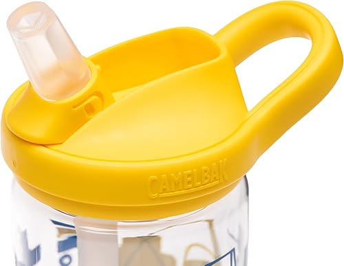 Miniatura 79 de CamelBak Eddy+ Kids Bite Valve Straw Tritan Renew Water Bottle Animales de la selva,Bandidos de aviones,Chef Dino,Mariposas de bloque