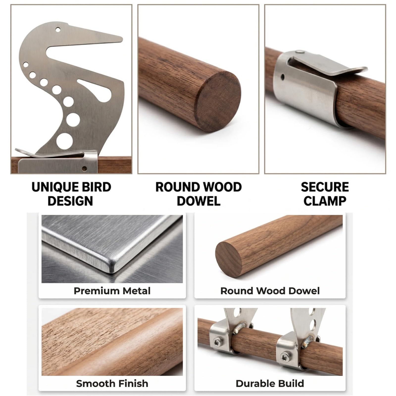Most wsparcia ręki artysty, Stabilizator stałych rąk do malowania, Mahl Stick Drawing Armrest, Narzędzie do stółu na nadgarstku, Regulowany metalowy stojak do pracy szczegółowej(2 Set)