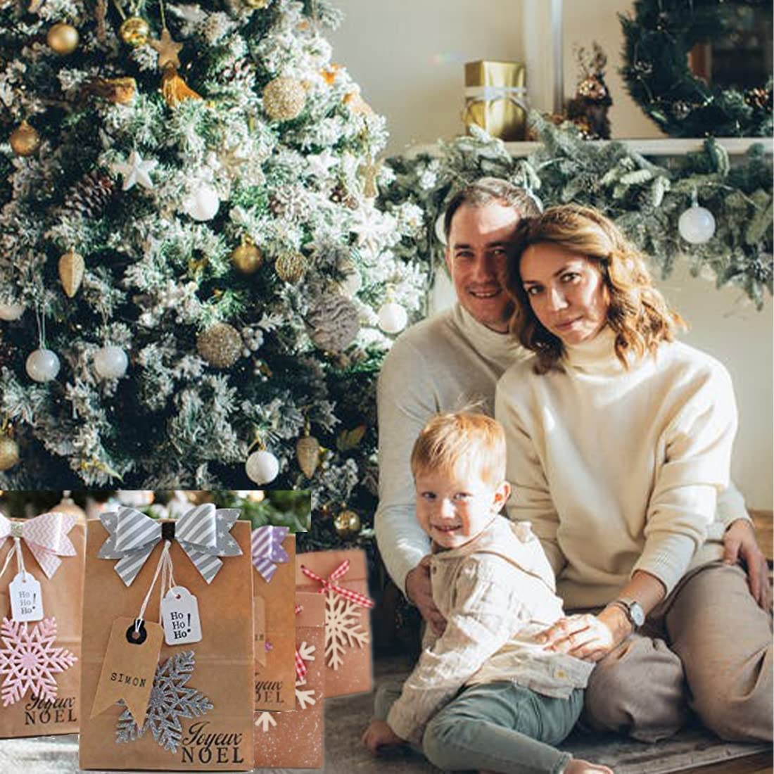 50 Sacchetti Regalo In Carta Kraft Marrone 20x12x30 Cm - Ecologici, Fai Da Te, Per Caramelle E Piccoli Regali