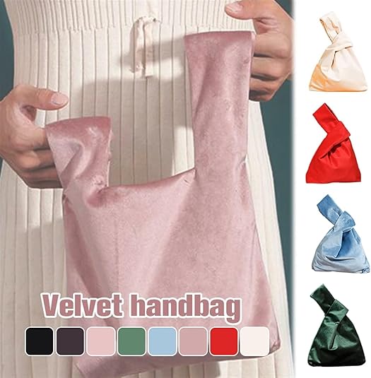 Pochette en velours avec noeud - Lola Casademunt