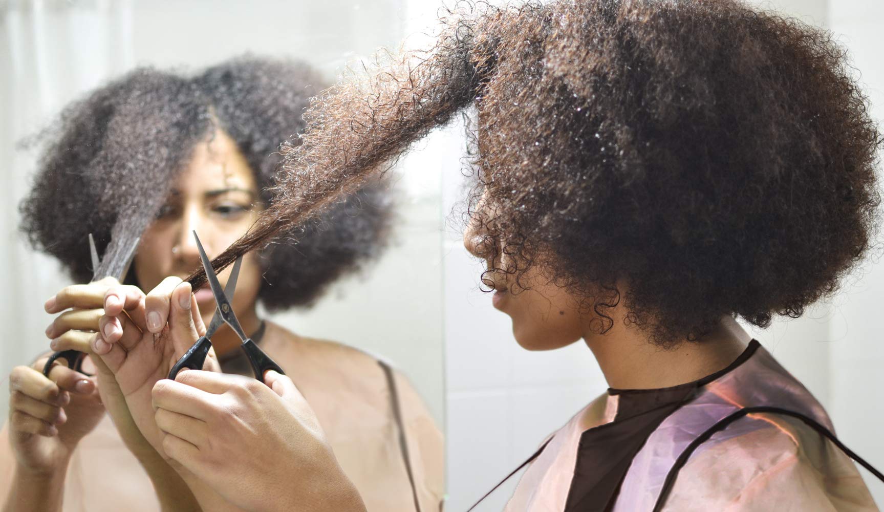 Capa de peluquería, para cortar el pelo, para adultos 2