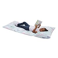 Vista 6 de Everything Kids Tapete para siesta de construcción gris, rojo, amarillo y azul con almohada y manta con almohada y manta