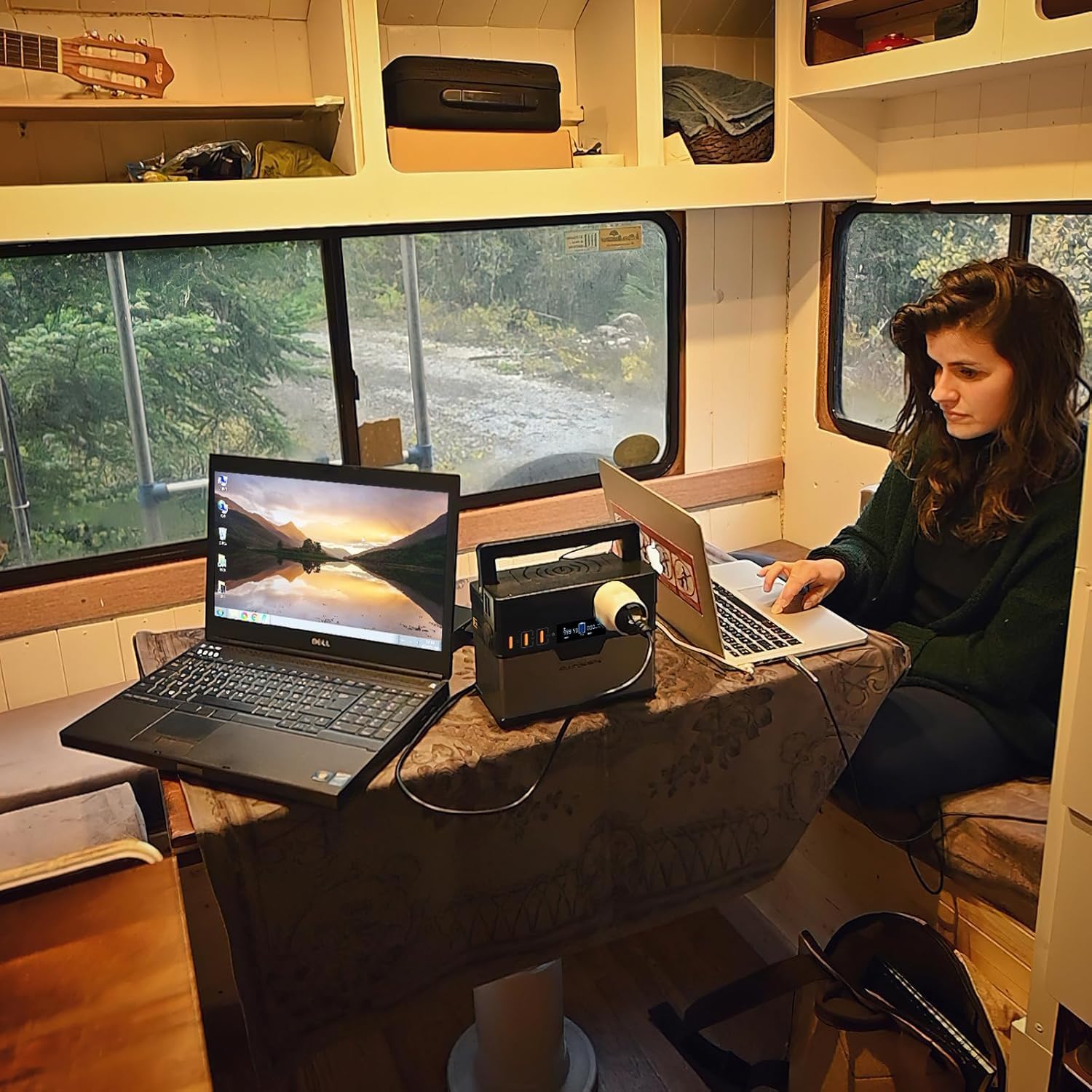 ALLPOWERS S300 Station électrique portable 288Wh avec sortie CA 300W et USB-C 100W, fonction UPS ultra-silencieuse 30 dB, générateur solaire à charge rapide 1 heure pour camping, voyage, urgence