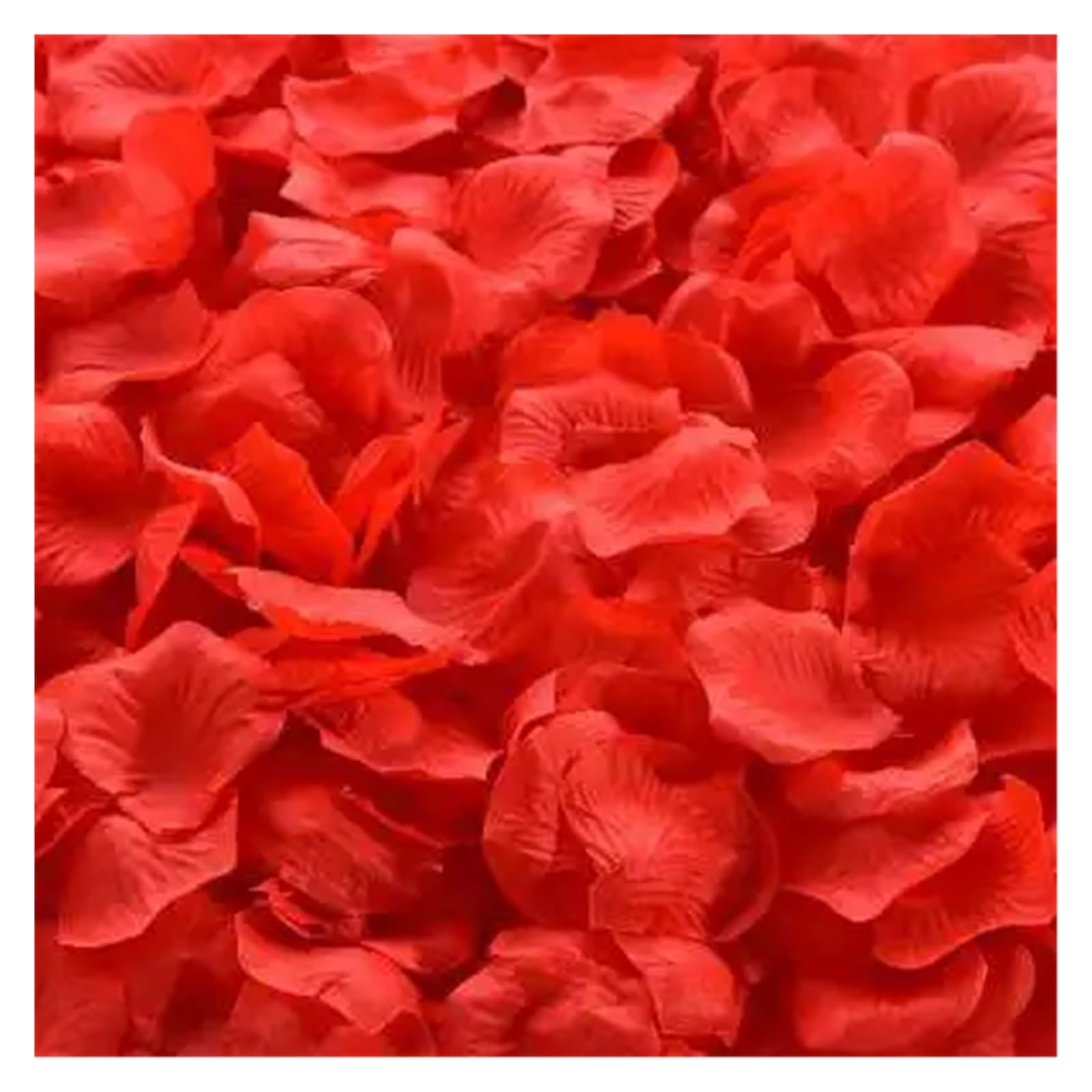 L6NqIAG 1000/3000pcs Rose Flower Petal Wedding Silk White Petals Party Decor Red Artificial Flowers Supplies rose petals for bedroom(Red,3000pcs)