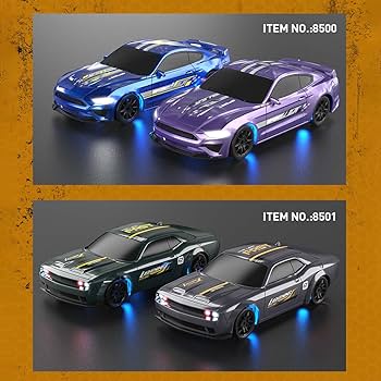 Amazon.co.jp: FunXylophy 1:43スケール RCドリフトカー 4WD 2.4