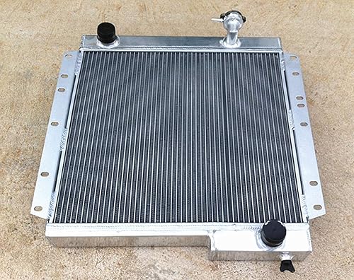 Miniatura 3 de Radiador de aluminio de 3 filas + ventilador para Toyota Land Cruiser FJ40 FJ45 Gasolina MT 1970-1980 1971 1972 1973