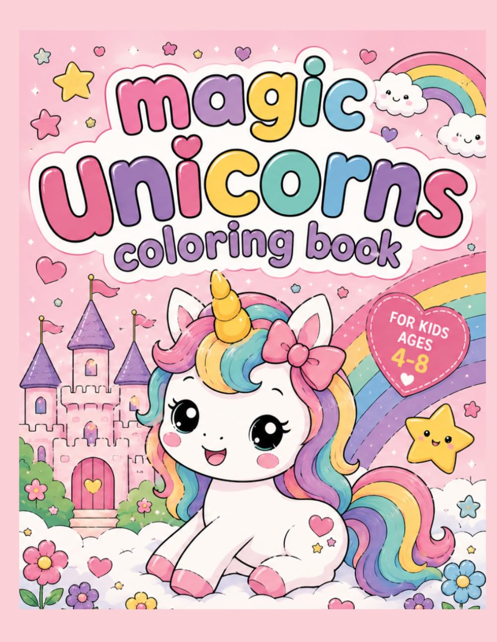 Magic Unicorns coloring book