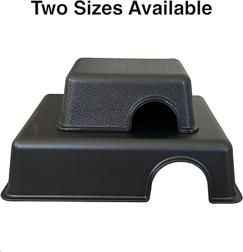 Miniatura 3 de Caja de plástico para piel de reptiles para geckos de leopardo, serpientes, lagartos, serpientes de maíz, pequeña y juvenil