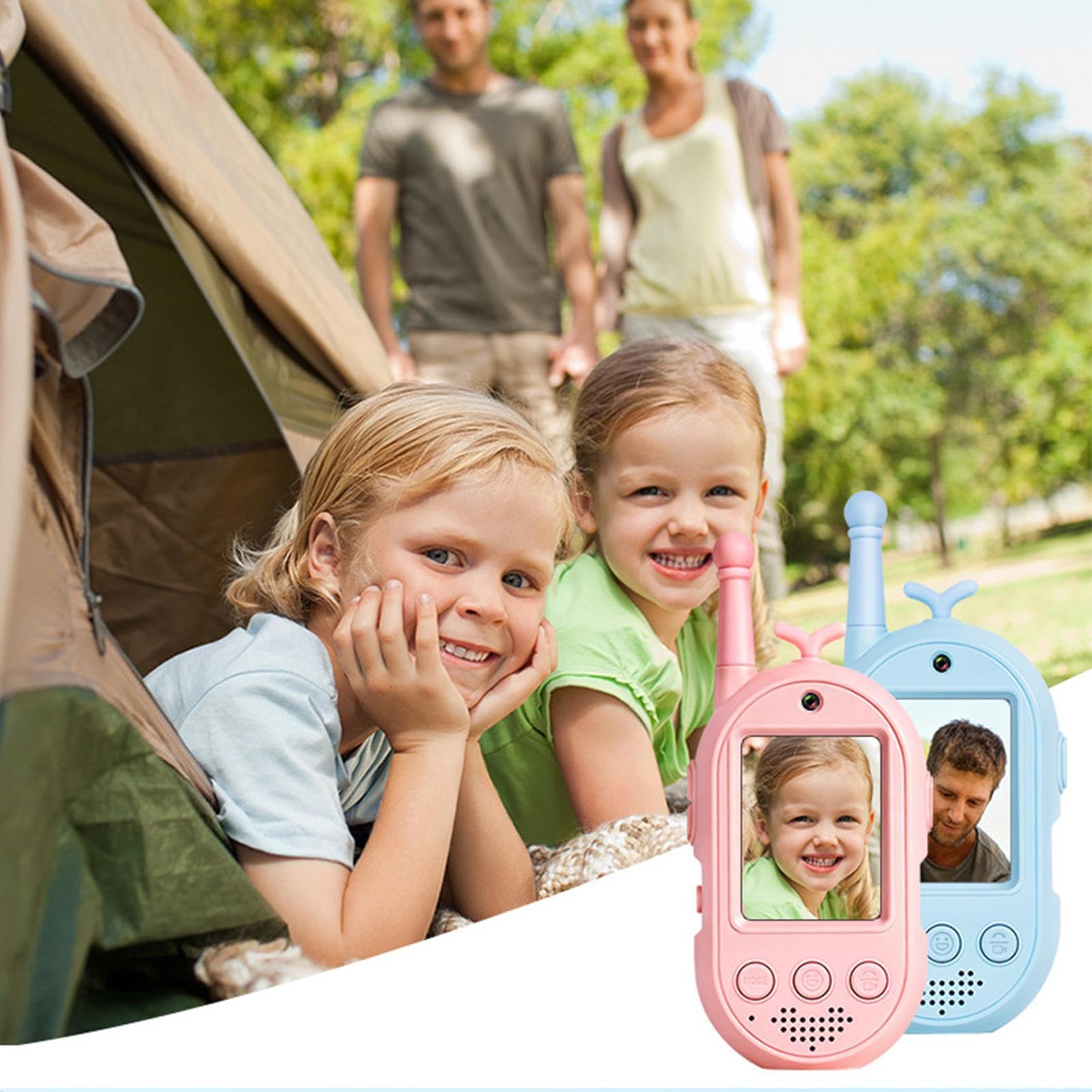 Walkie-Talkies Vidéo pour 2 Pièces Jouet d'Extérieur