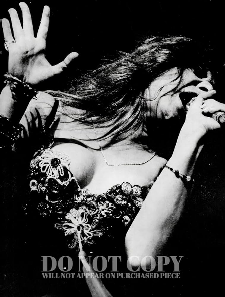 油絵原画　Janis Joplin Amazon.com: Janis Joplin Photograph 11 X 17 - Magnificent