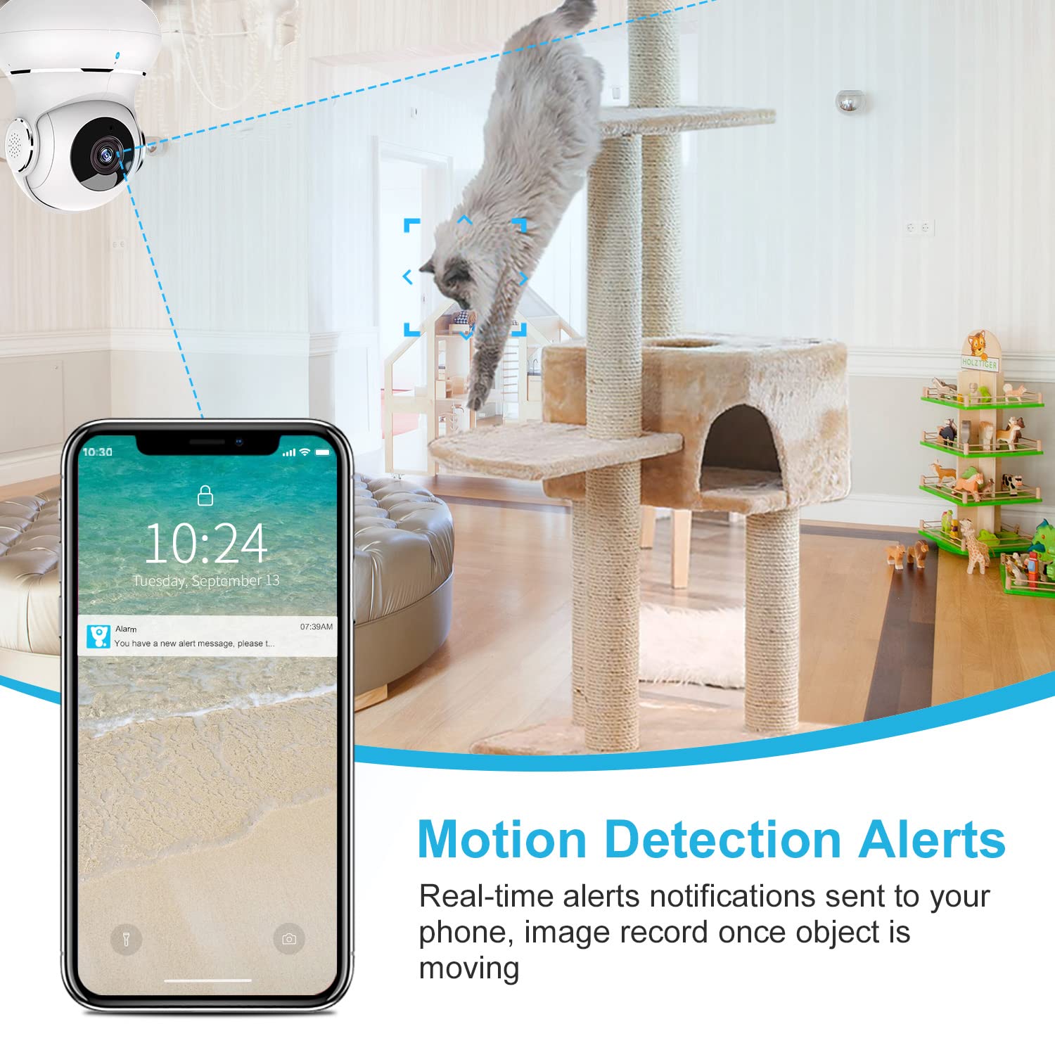 litokam Little Elf Security Camera, 2K Baby Monitor with Camera with