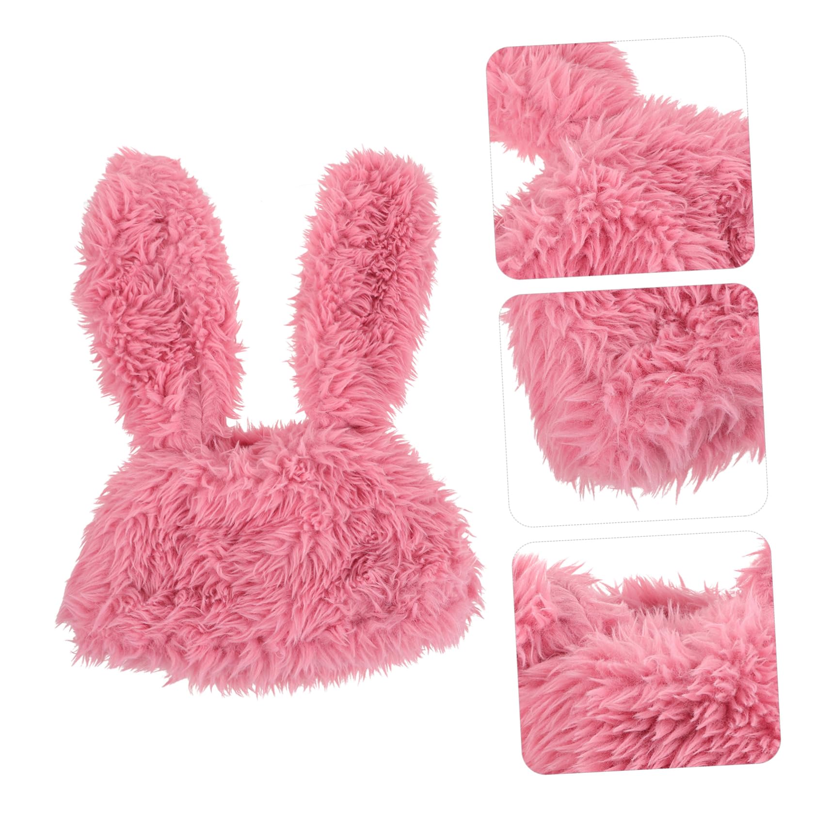 gorro de conejito de orejas largas sombrero de peluche con disfraz de conejito tiara sombreros sombrero de rendimiento de traje de fiesta paseo sombrerería maquillaje ropa