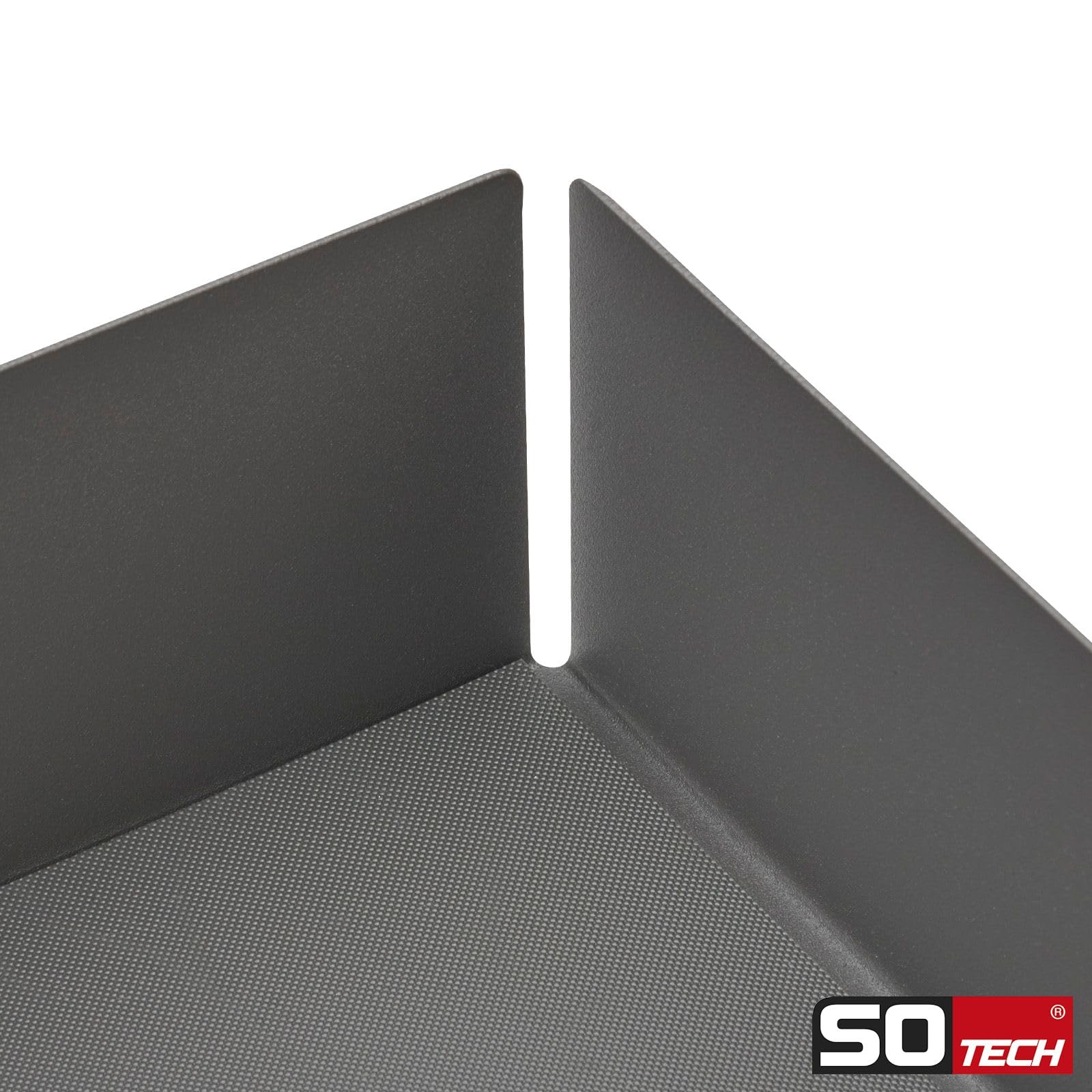 SOTECH Einhängetablar 300 mm (252 x 460 x 77 mm) anthrazit mit Antirutsch-Einlegematte für Apothekerauszug DISPENSA, DISPENSA junior & DISPENSA Swing – Zubehör für Nobilia Apothekerschränke ab 01.2025