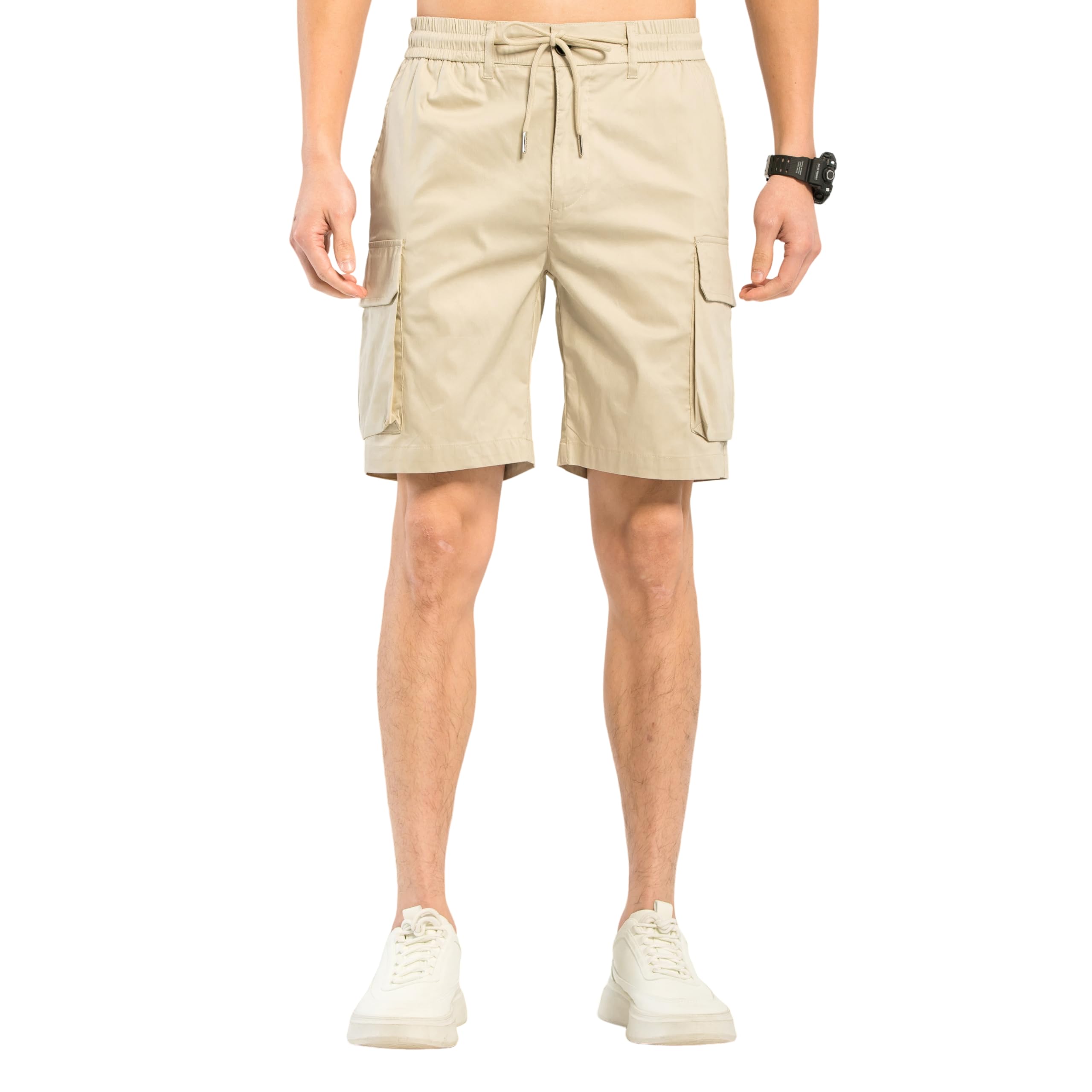 TONY BACKER Shorts Cargo Uomo Bermuda Pantaloncini Estivo 70% Cotone Leggero 2222