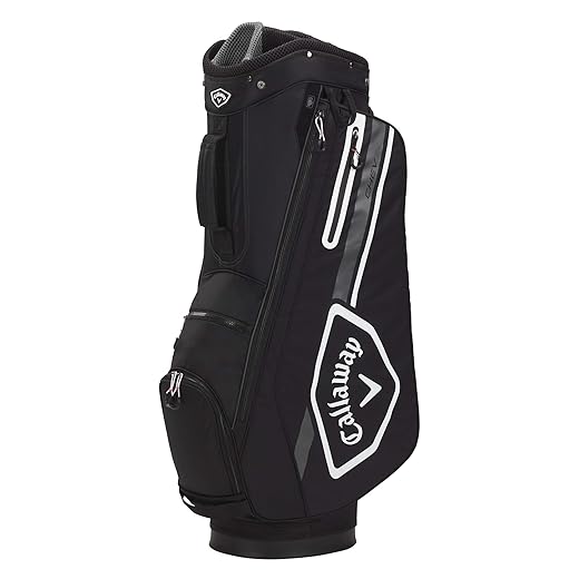 Callaway Golf 2021 Chev 14 Cart Bag , BLACK/WHITE/CHARCOAL