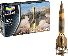 German Foguete A4 / V2 Rocket Kit Revell 1/72 P/Montar Plastimodelismo