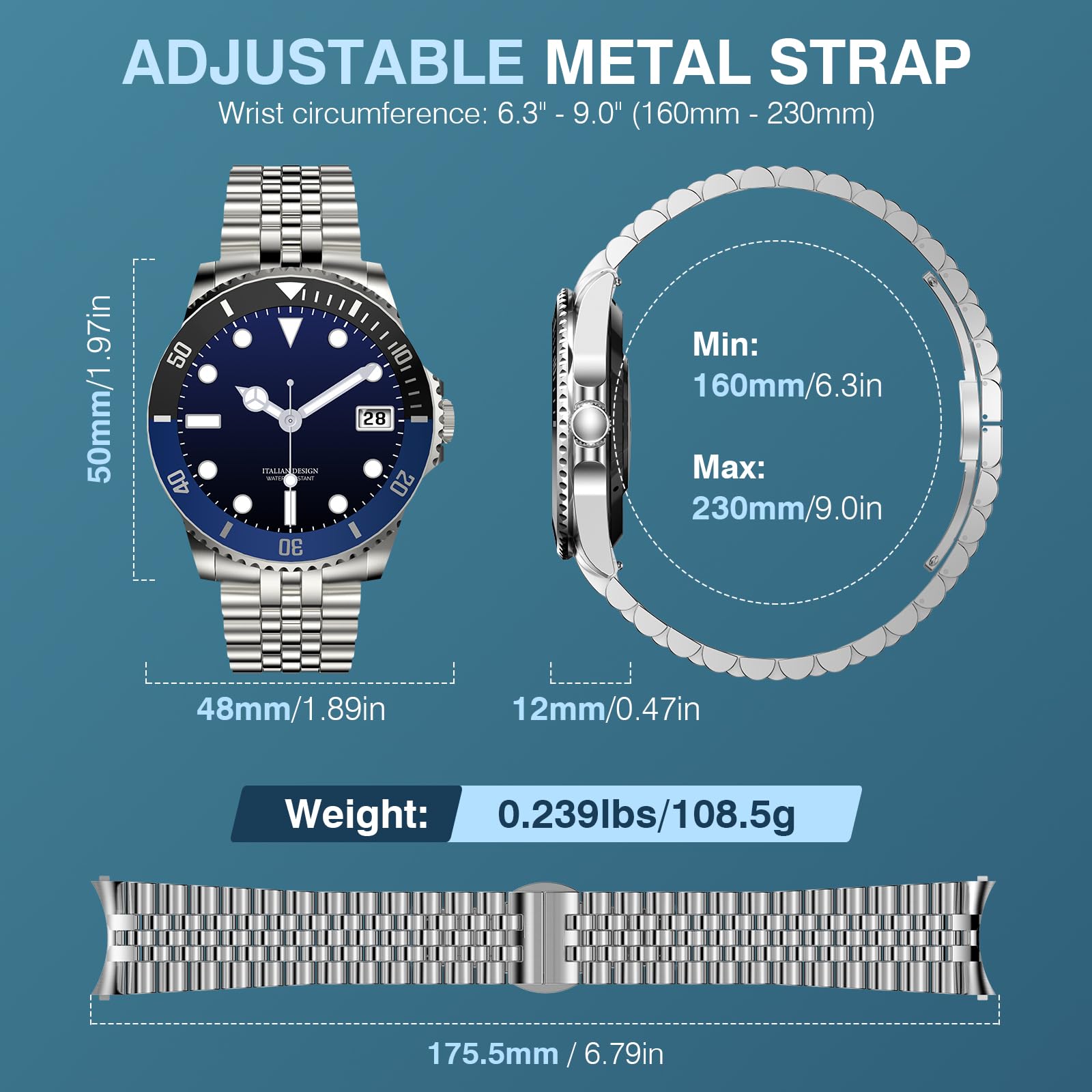 AI Smartwatch Herren, 1,19'' AMOLED Smart Watch mit Bluetooth Anrufe, 107 Sportmodi Fitnessuhr mit Herzfrequenz Schlafüberwachung Schrittzähler, IP67 Wasserdicht Runde Uhr für iOS Android Silber