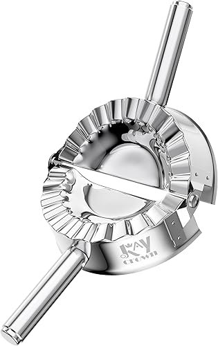 Best Utensils - Molde de ravioli de acero inoxidable Pierogi para hacer bolas de masa para pastelería accesorios de cocina S 3 14 pulgadas