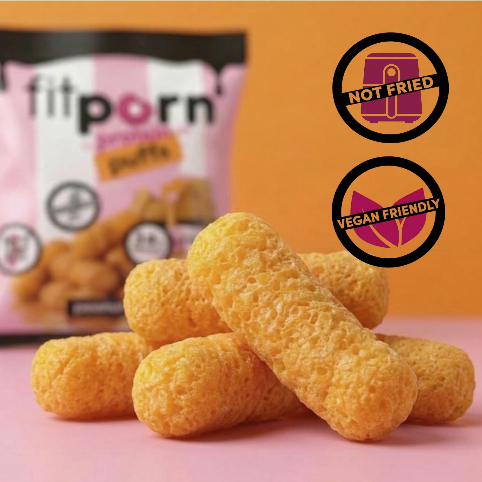 Protein Snack - Golose Patatine Proteiche con 34% di Proteine, Patatine Senza Glutine, Senza Zuccheri Aggiunti e Olio di Palma, Gusto Burro di Arachidi, Ideale per Spuntino Fit, Vegan, 6x50g
