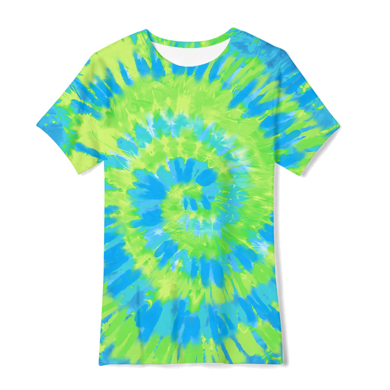 Boys Tie Dye Shirt Size 4-14 Hippies Senior Rainbow Tees T Shirts for Kids | Tees T shirts for Kids