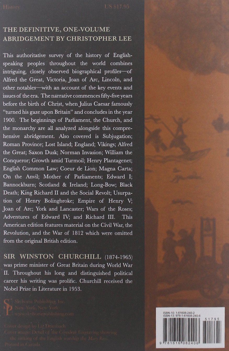 A History of the English-Speaking Peoples: A One-Volume Abridgement