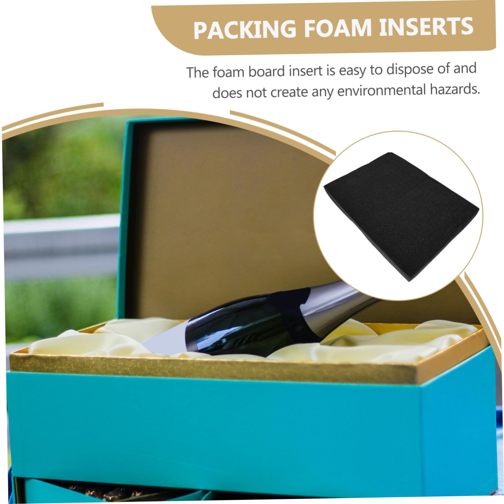 HAPINARY Foam Wrapping Liners for Deliver Packing Inserts Packing Foam Inserts Foam Liner
