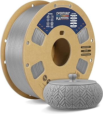 24 – OVERTURE PLA Plus (PLA+) Filament 1.75mm, Stronger & More Durable, Professional Toughness 3D Printer Filament 1kg (2.2lbs), High Precision +…