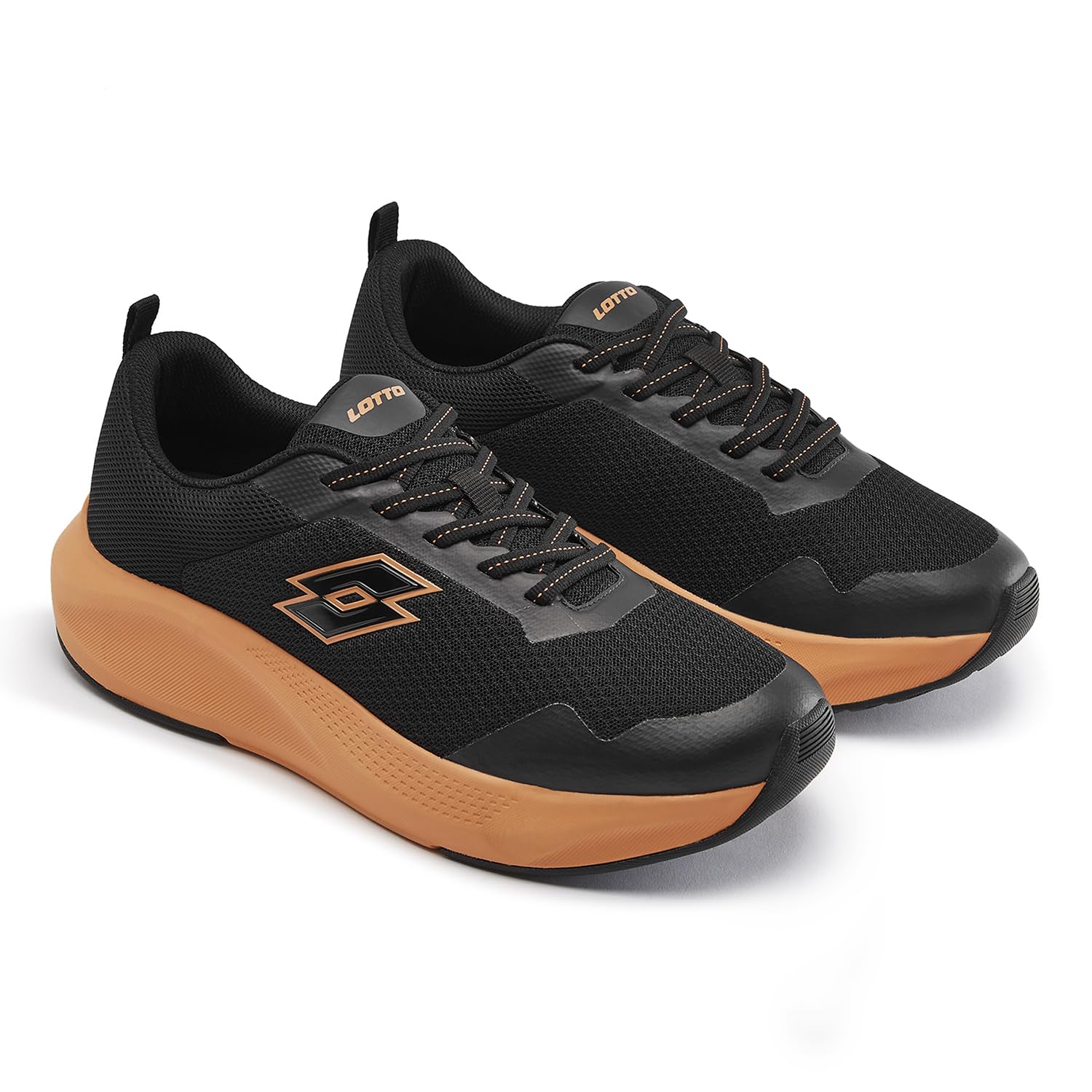 Lotto Men Energex Black Running Shoes
