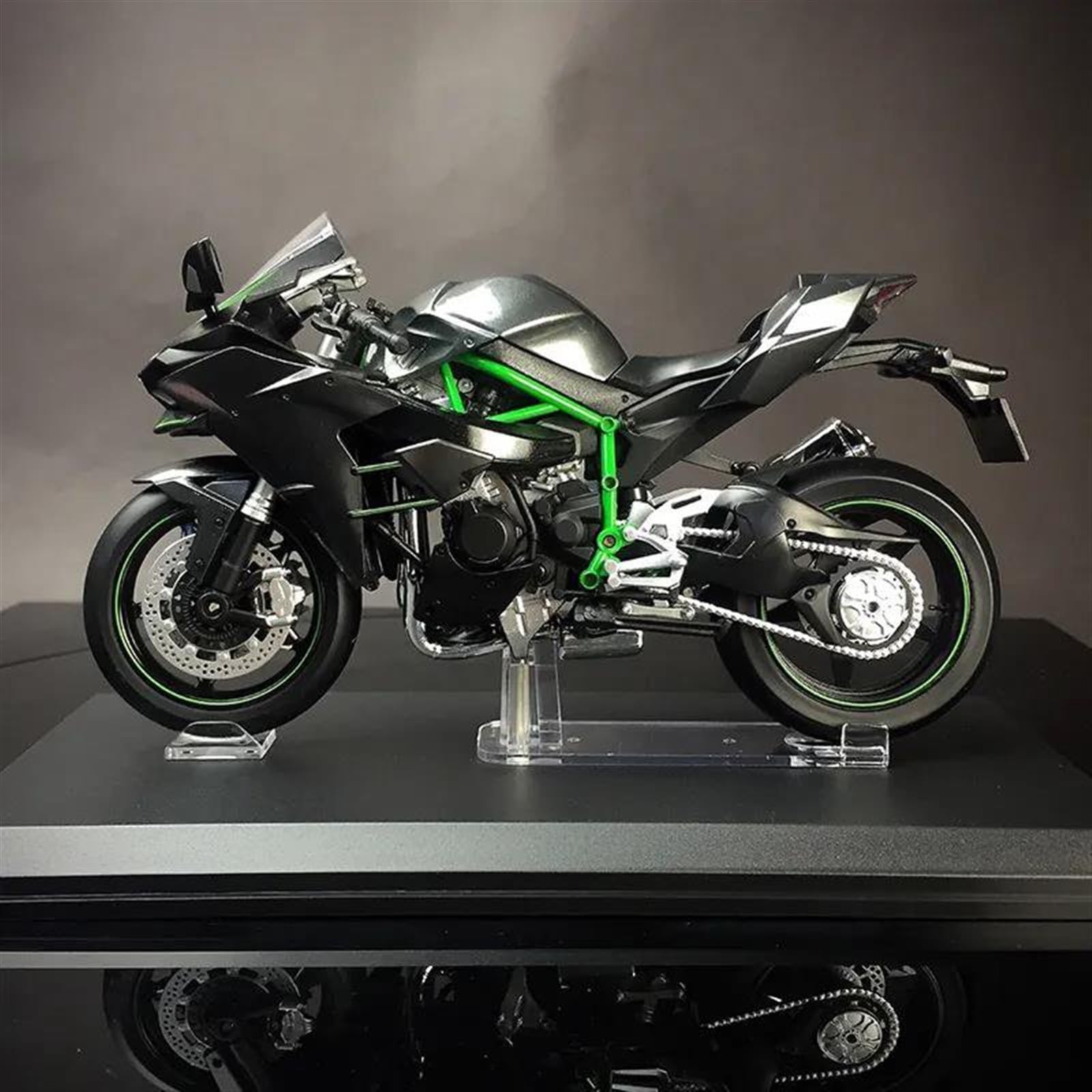 SEYXF Motorbike Toy Motorcycle Model Simulation Alloy Toy 1/12 for Kawasaki for Ninja H2