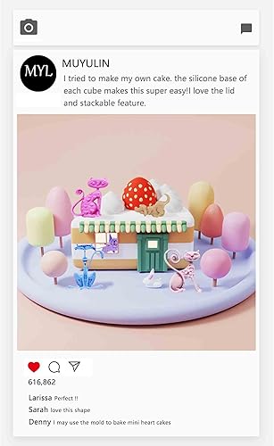 Miniatura 5 de Moldes de silicona para perros, 2 paquetes de mini lindos gatos y perros, moldes de chocolate para fiesta de cumpleaños de bebé, decoración de