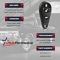 Vista 4 de Key Fob Keyless Entry Remote fits 2006-2007 Subaru Outback / 2005-2007 Legacy / 2006-2009 Tribeca / 2007-2009 Impreza / 2009-2010 Forester