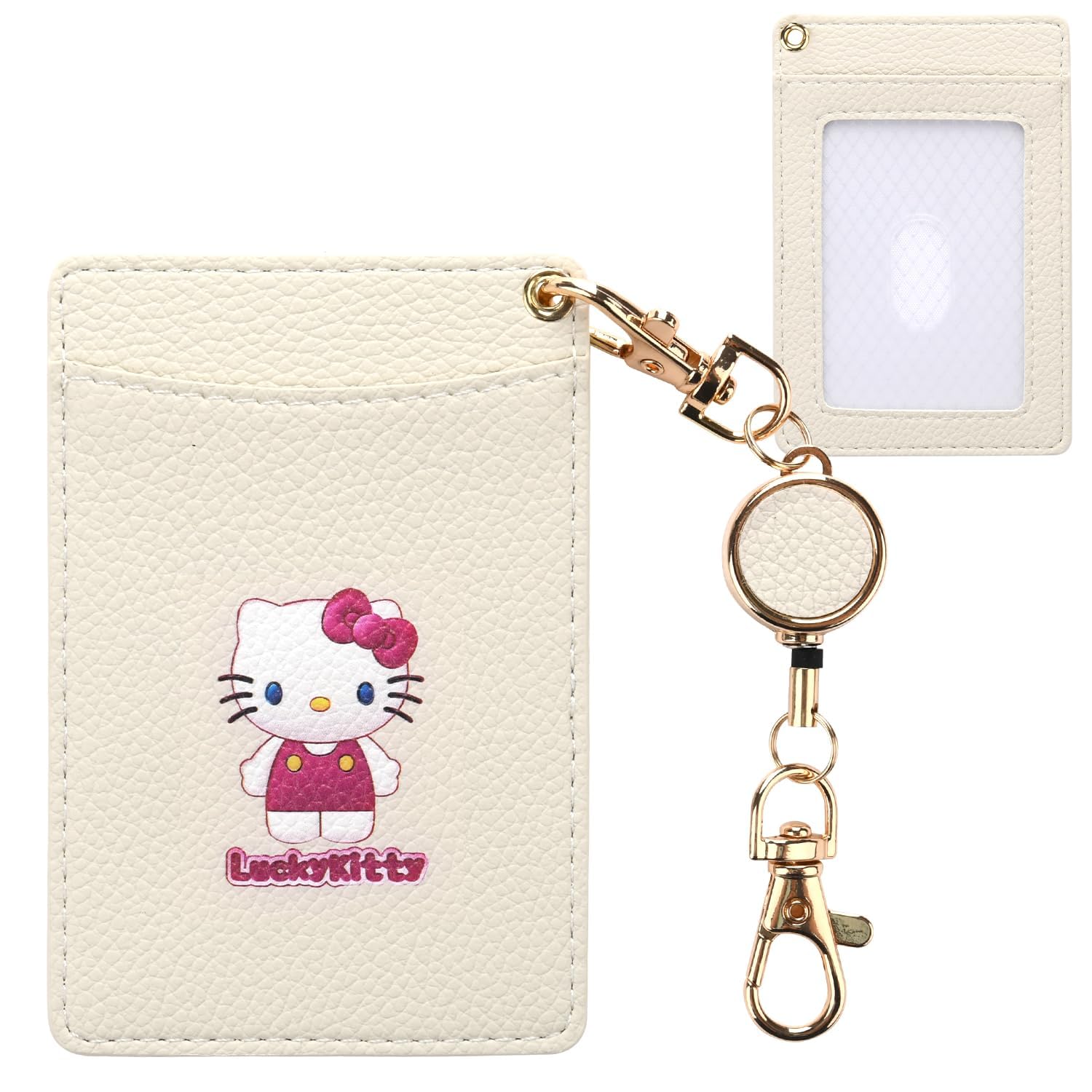 Amazon.co.jp: [lamawin] パスケース リール付き レディース